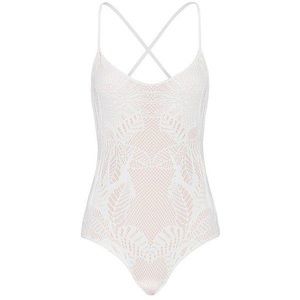 Mara Hoffman floral jacquard swimsuit size L